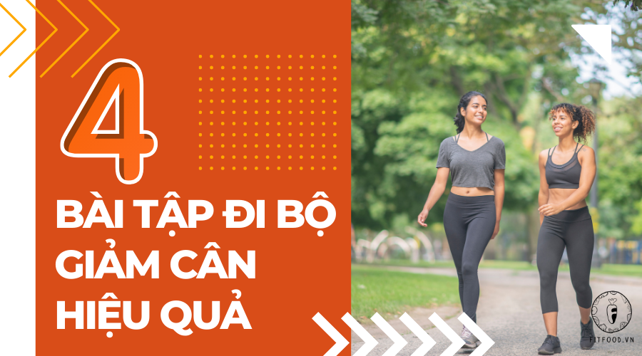 4 bài tập đi bộ giảm cân hiệu quả