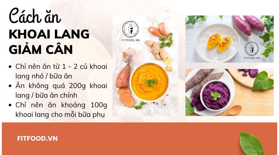 Cách ăn khoai lang để giảm cân hiệu quả và an toàn