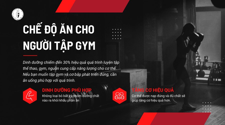 Chế độ ăn cho người tập Gym, thể hình, tăng cơ và thường xuyên vận động