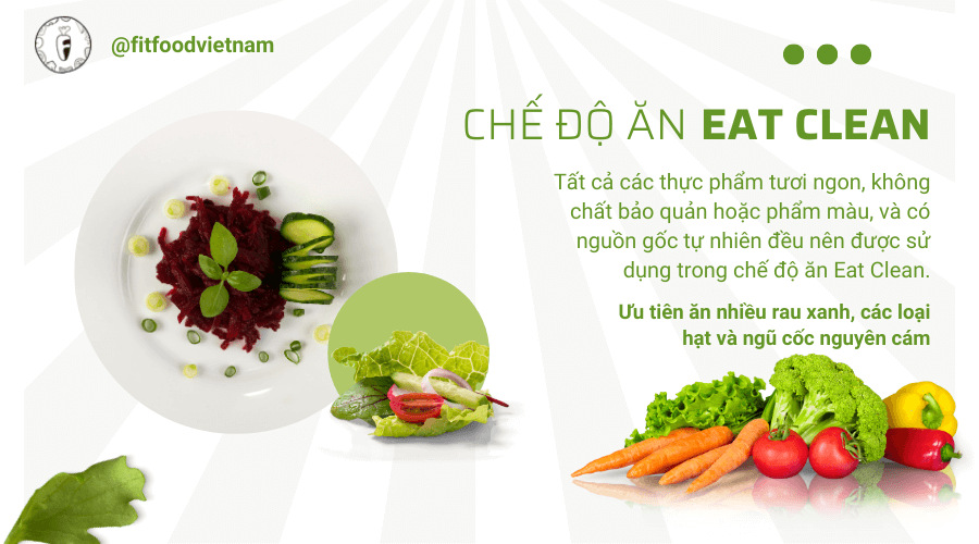 Thực phẩm nên ăn trong chế độ ăn eat clean