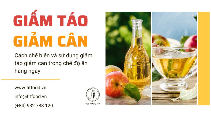 Giấm táo giảm cân