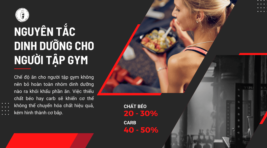 Nguyên tắc dinh dưỡng của người tập gym cần nắm rõ