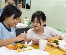 Bringing Tet to the Long Buu Compassionate Education Class