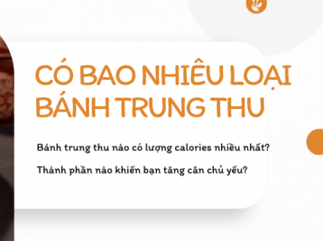 CÓ BAO NHIÊU LOẠI BÁNH TRUNG THU? THÀNH PHẦN NÀO TRONG BÁNH TRUNG THU GÂY TĂNG CÂN?