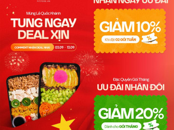 MỪNG LỄ QUỐC KHÁNH - TUNG NGAY DEAL XỊN