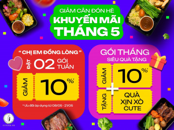 CHƯƠNG TRÌNH ƯU ĐÃI THÁNG 5