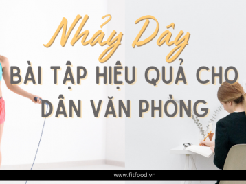 NHẢY DÂY - CÁCH GIẢM CÂN - GIỮ DÁNG NHANH CHÓNG CHO DÂN VĂN PHÒNG!