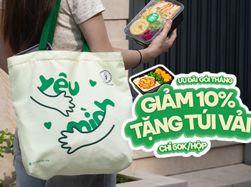 ƯU ĐÃI THÁNG 8: Tháng mới, dáng mới – Túi mới cùng Fitfood