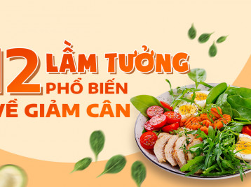 12 LẦM TƯỞNG LỚN NHẤT VỀ VIỆC GIẢM CÂN