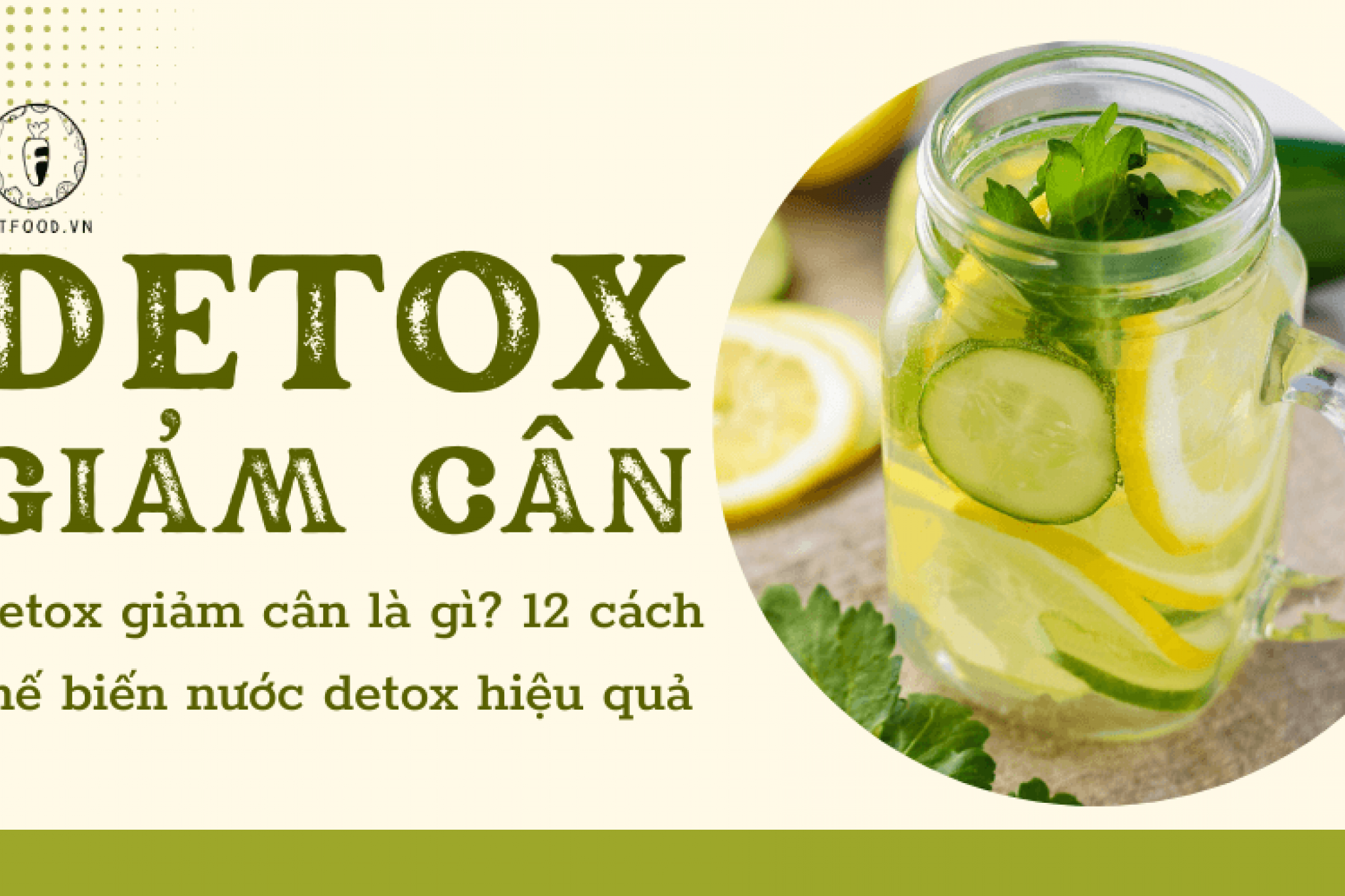 12 CÁch ChẾ BiẾn NƯỚc Detox GiẢm CÂn TẠi NhÀ ĐƠn GiẢn