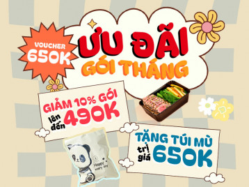 TẶNG TÚI MÙ CHO GÓI THÁNG