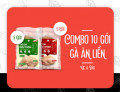 Combo mix: 10 Gói Gà Ăn Liền (Ức & Đùi)