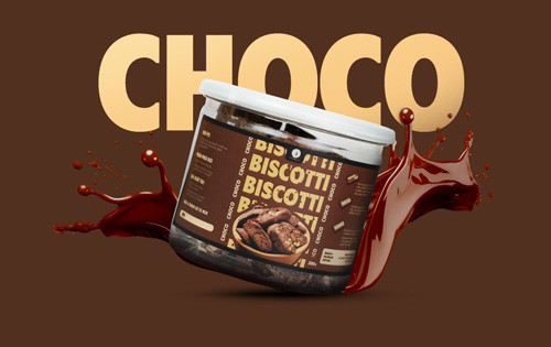 Biscotti vị socola 0