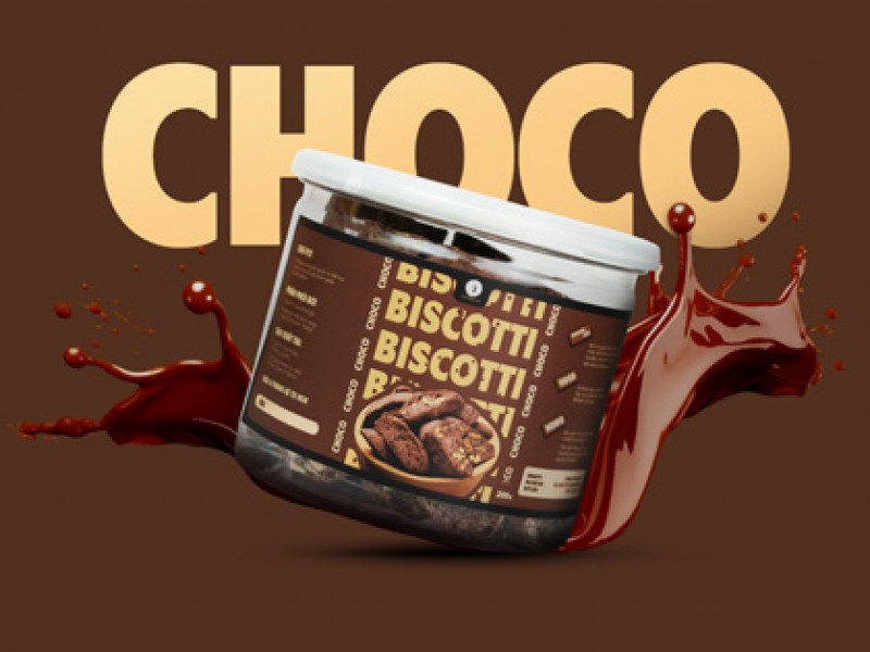 Biscotti vị socola 0