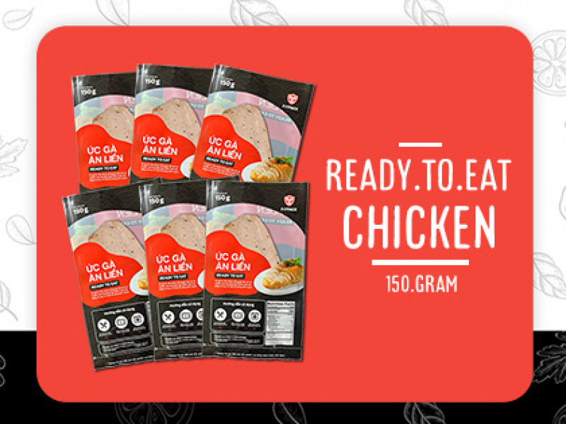 10 gói Ức gà ăn liền 150gr 0