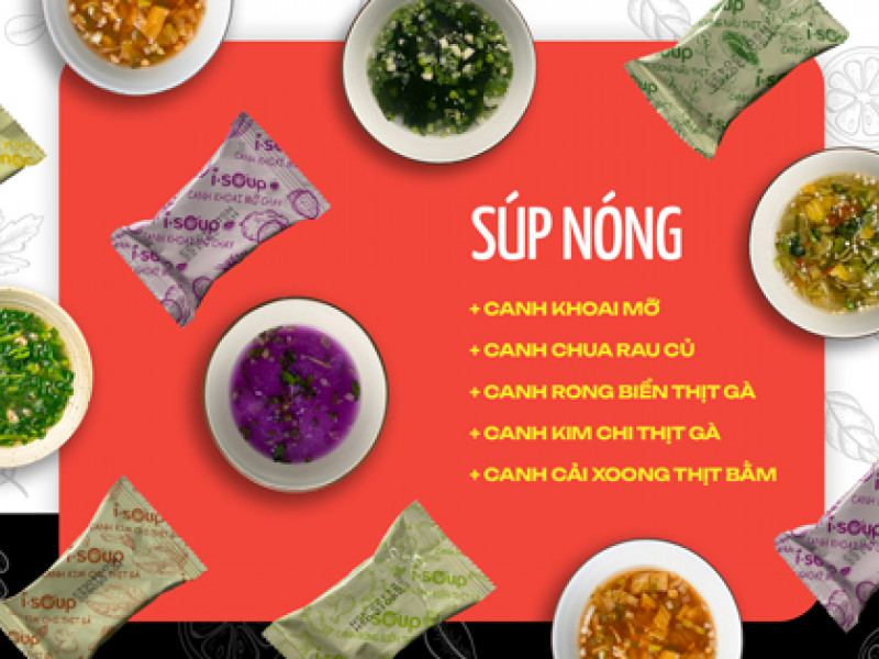 Set 05 gói canh súp vị khoai mỡ 1