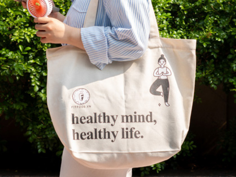 Túi vải Canvas Fitfood 0